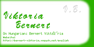 viktoria bernert business card